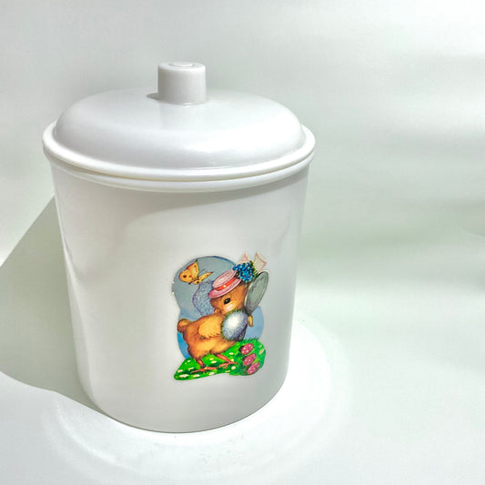 Retro Design Canister with Lid